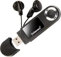 Intenso MP3 Player Music Walker 16GB schwarz | Mobiler Media Player mit LCD-Display,