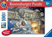 Ravensburger Puzzle Auf der Weltraumstation - 100 XXL Teile Puzzle ab 6 | 100 XXL