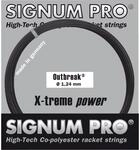 Signum Pro Outbreak Garniture Tennisschl&auml;gersaiten Tennis, Schwarz Schwarz...