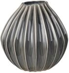 broste Copenhagen Wide Vase L Keramik Smoked Pearl 30 cm