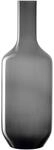 Leonardo Milano, Blumenvase aus grau gef&auml;rbtem Glas, handgefertigte Glasvase in