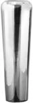 Fink hohe Boden-Vase 70 cm schmale silberne Blumenvase aus vernickeltem Metall