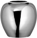 Fink Vase Losone - Eisen vernickelt silberfarben handgefertigt H 25 cm
