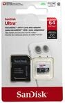 SanDisk Ultra Android microSDXC 64GB bis zu 48 MB/Sek, Class 10 Speicherkarte +