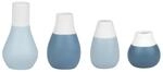 R&auml;der Mini Pastellvasen 4er Set blau
