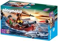 PLAYMOBIL 5137 PiratenRuderboot mit Hammerhai