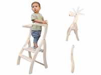 MAMOI® Lernturm Klappbar aus Holz, Learning Tower, Lernstuhl für Kinder,