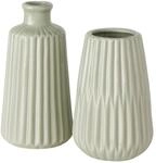 Boltze Vase Esko 1 St&uuml;ck 2-Fach Sortiert, 1x Blumenvase aus Porzellan Keramik...