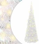 vidaXL Pop-Up Weihnachtsbaum K&uuml;nstlich, Beleuchtet Christbaum mit 50 LEDs