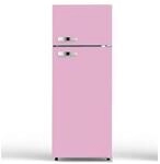 PKM GK210-2 SP Retro K&uuml;hl-Gefrierkombination | Pink | Nutzinhalt 208 L | 145 cm | 48