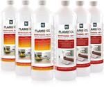 H&ouml;fer Chemie 6 x 1 L FLAMBIOL&reg; Bioethanol Probierset f&uuml;r Ethanol Kamin,...