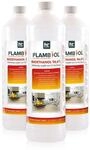 H&ouml;fer Chemie Bioethanol 96,6% Premium 3 x 1 L - Ethanol f&uuml;r Tischkamin, Kamin...