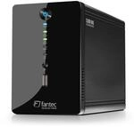 FANTEC CL-35B2 Externer 2-fach Raid NAS Server (f&uuml;r 2x 8, 89 cm (3, 5 Zoll) SATA