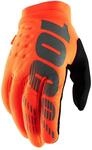 100% Erwachsene Brisker Handschuhe, Orange Schwarz, S