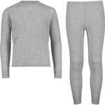 CMP Jungen Unterw&auml;sche Set Boy Set Sweat + Pant 3Y84800 Grigio M 140