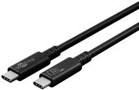 goobay 61718 USB4 Kabel Gen 2x2 / USB C auf USB C Schnellladekabel 240W 48V 5A / 20