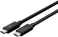 goobay 61716 USB4 Kabel Gen 3x2 / USB C auf USB C Schnellladekabel 240W 48V 5A / 40