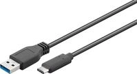 Goobay 45247 SuperSpeed 3.1 USB C -> USB 3.0 (Typ A) Ladekabel, Datenkabel,