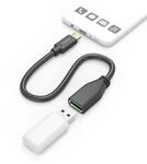 Hama USB OTG Kabel, USB C Stecker, USB A Buchse, 15cm (USB Adapterkabel, USB C auf