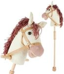 Bieco Steckenpferd Kinder Ginger | Hobby Horse Pferde | Steckenpferd Rollen 