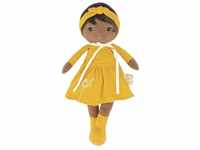 KALOO - Tendresse - Meine Erste Stoffpuppe Naomie - 32 cm Große Puppe - Gelbes Kleid