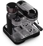 Klarstein Espresso Siebtr&auml;germaschine mit Milchaufsch&auml;umer, 1,4L Retro