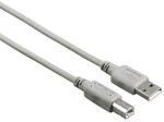 Hama USB A Kabel - USB B (Korb, USB-A 2.0, USB-B, 480 Mbit/s, 0,5 A, f&uuml;r PC,