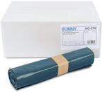 Funny - Recycelte M&uuml;lls&auml;cke in Blau; rei&szlig;feste M&uuml;llbeutel 70l, Typ 60, 575 x 1000