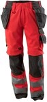 Mascot Handwerkerhose "Wigan", 1 St&uuml;ck, L82cm/C54, rot/dunkelanthrazit,