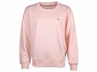 GANT Damen Rel Shield C-neck Sweatshirt, Faded Pink, XXL EU