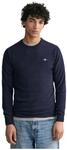 Gant Herren Superfine Lambswool C-Neck Pullover, Dark Navy Melange, XXL EU