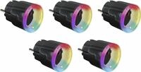 SHELLY WLAN-Steckdose Plus Plug S, 12 A, Messfunktion, schwarz. 5 St&uuml;ck