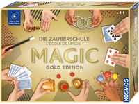 Kosmos 694319 Magic Die Zauberschule - Gold Edition, 75 Zaubertricks und Illusionen,
