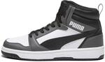 PUMA Unisex Rebound V6 Turnschuhe, Puma White Puma Black Shadow Gray, 39 EU
