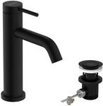 hansgrohe Tecturis S - Waschtischarmatur mit Zugstange, Wasserhahn Bad mit...