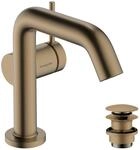 hansgrohe Tecturis S Fine - Waschtischarmatur mit Push-Open Ablauf, energiesparend