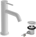 hansgrohe Tecturis S - Waschtischarmatur mit Zugstange, Wasserhahn Bad mit Auslauf
