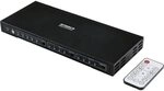 SpeaKa Professional 4x2 Port HDMI-Switch mit Audio-Ports 3840 x 2160 Megapixel