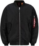 ALPHA INDUSTRIES Damen Ma-1 Core Wmn F&uuml;r Herren Bomberjacke, Schwarz, M-L EU