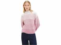 TOM TAILOR Damen Strickpullover mit Farbverlauf, dusty vanda knitted gradient, M