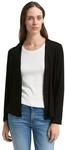 TOM TAILOR Damen Basic Sommer Cardigan , Black, XXL