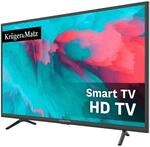 Kr&uuml;ger&Matz KM0232-S6, 81,82 cm (32 Zoll) LED LCD Fernseher (HD Smart DVB-T2 /...
