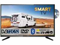 Gelhard GTV2755 LED Smart TV mit DVD und Bluetooth DVB-S2/C/T2 für 12V u....