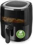 Emerio AF-129329.3 AirFryer, digitale Hei&szlig;luftfritteuse mit Sichtfenster, 5 l