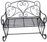 HTI-Line Schaukelbank Curly Gartenbank Metall nostalgisch