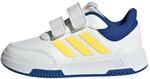 Adidas Unisex Baby Tensaur Hook and Loop Shoes, Cloud White/Spark/Royal Blue, 25 EU