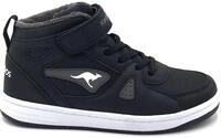 Kangaroos Unisex Kinder K-cp Kalley Ii Ev Sneaker, Jet Black Steel Grey, 28 EU