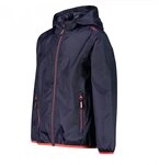 CMP - Kid G-Jacke mit Regenkapuze, Marineroter Kuss, 110