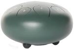 Fame Steel Tongue Drum 8, Green, Handgefertigte Zungentrommel, acht T&ouml;ne,...