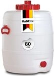 Graf Universal-Fass 80 Liter rund aus lebensmittelechten PE